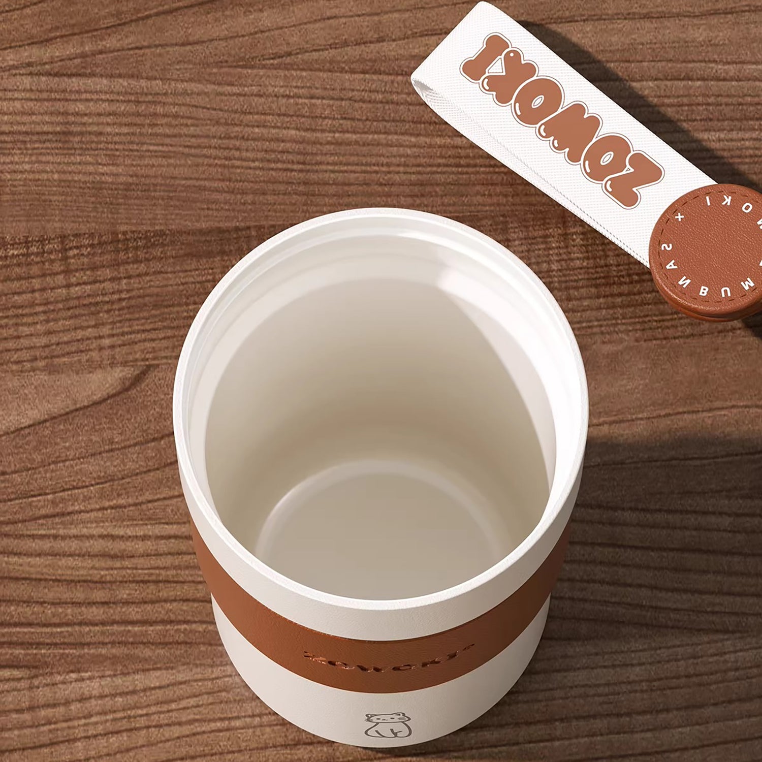 Bouteille isotherme à intérieur céramique portable