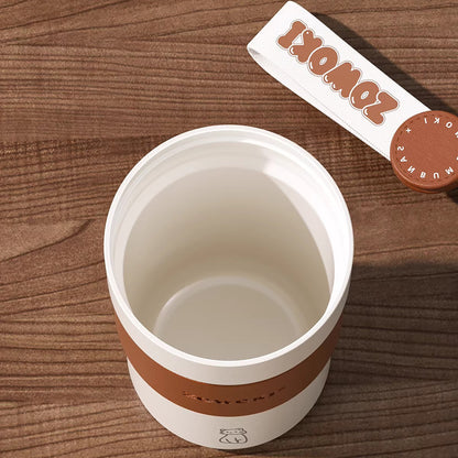 Bouteille isotherme à intérieur céramique portable