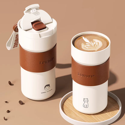 Bouteille isotherme à intérieur céramique portable