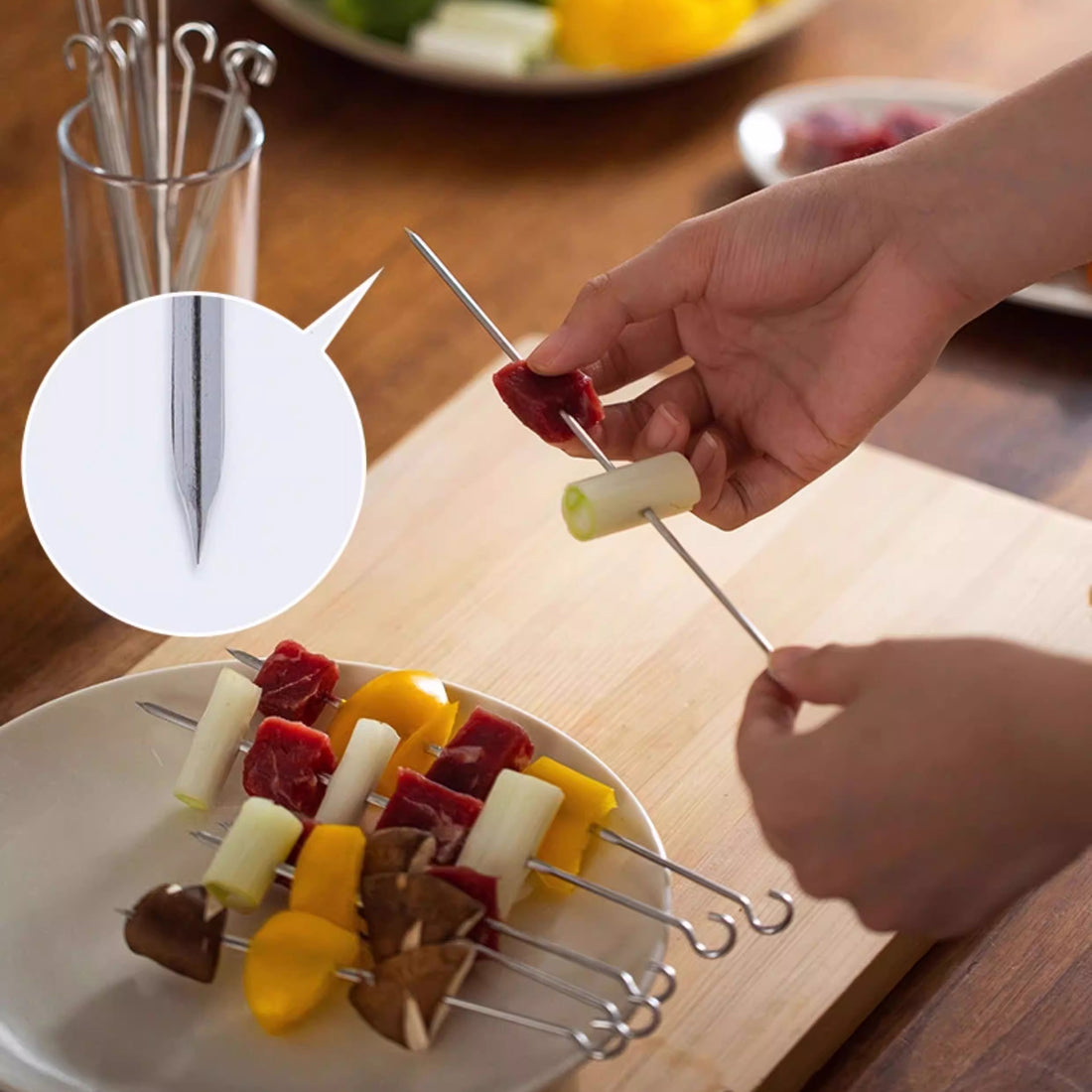 Brochettes en acier inoxydable 304 Shimoyama