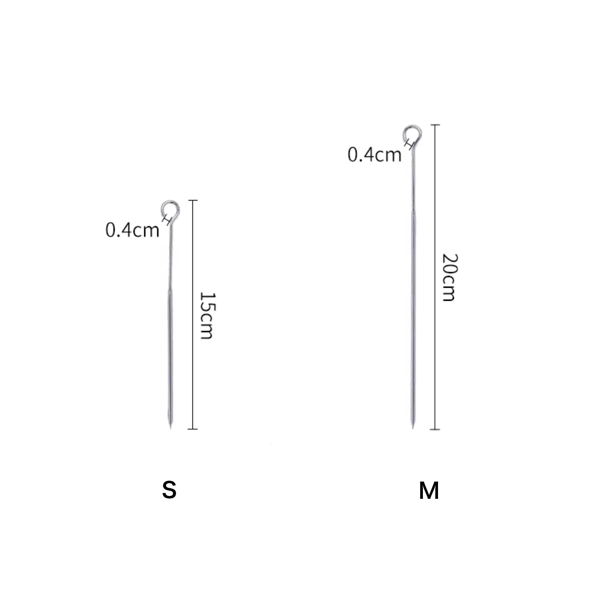 Brochettes en acier inoxydable 304 Shimoyama