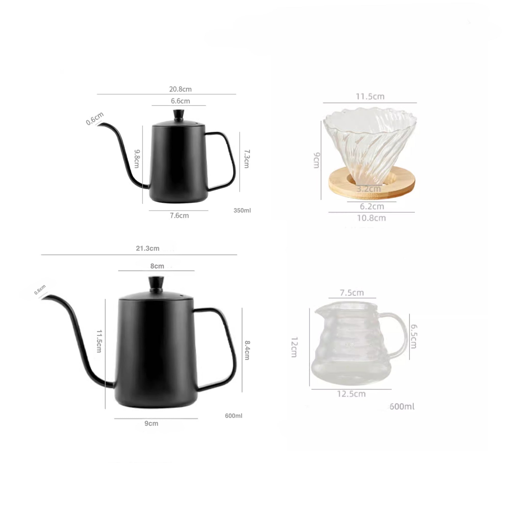 Carafe à café en verre