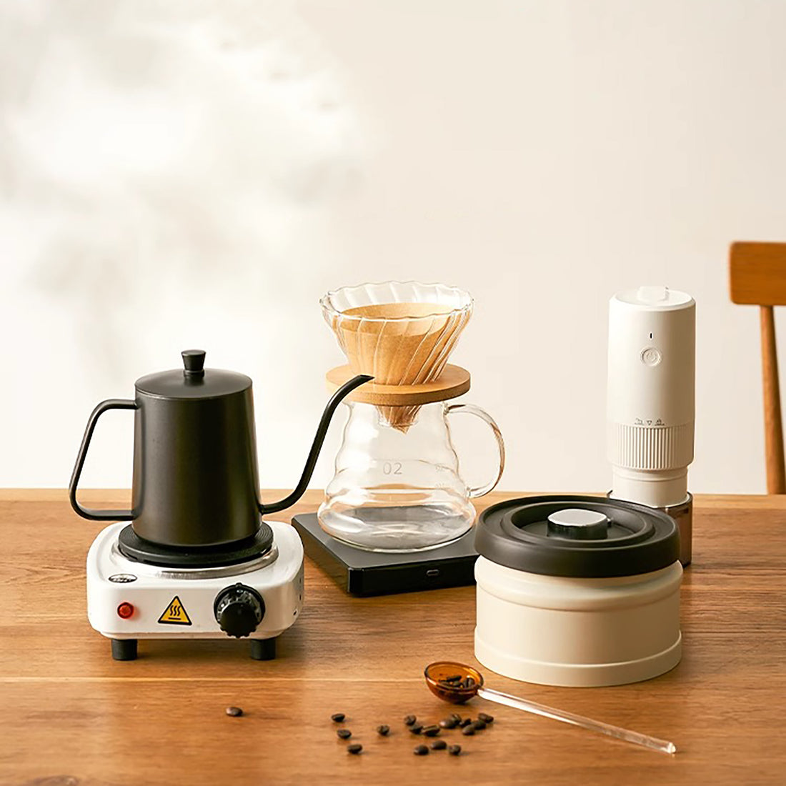 Carafe à café en verre
