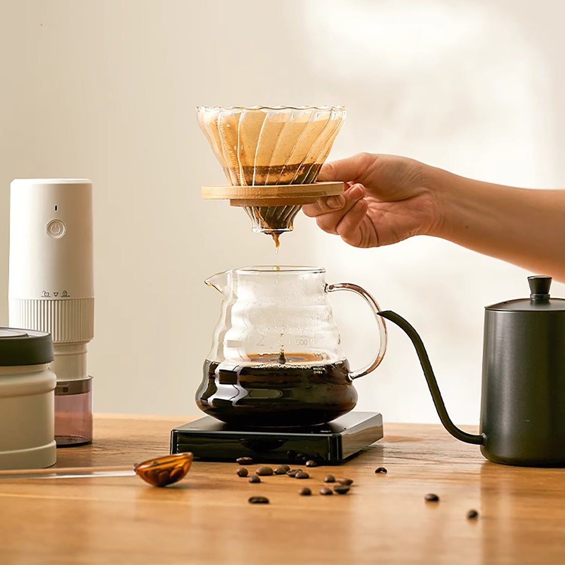 Carafe à café en verre