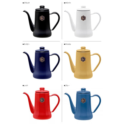 Bouilloire Cafetière japonaise en émail Noda modèle Tsuki Usagi