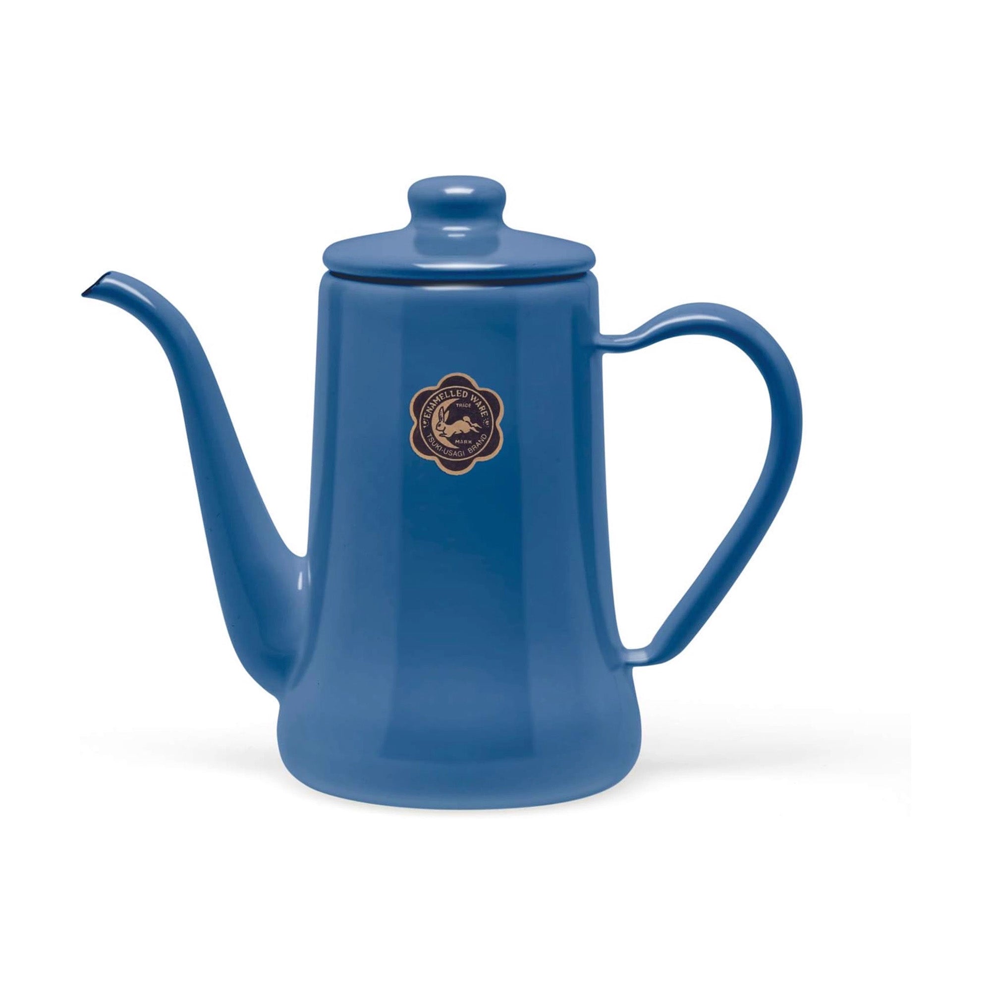 Bouilloire Cafetière japonaise en émail Noda modèle Tsuki Usagi