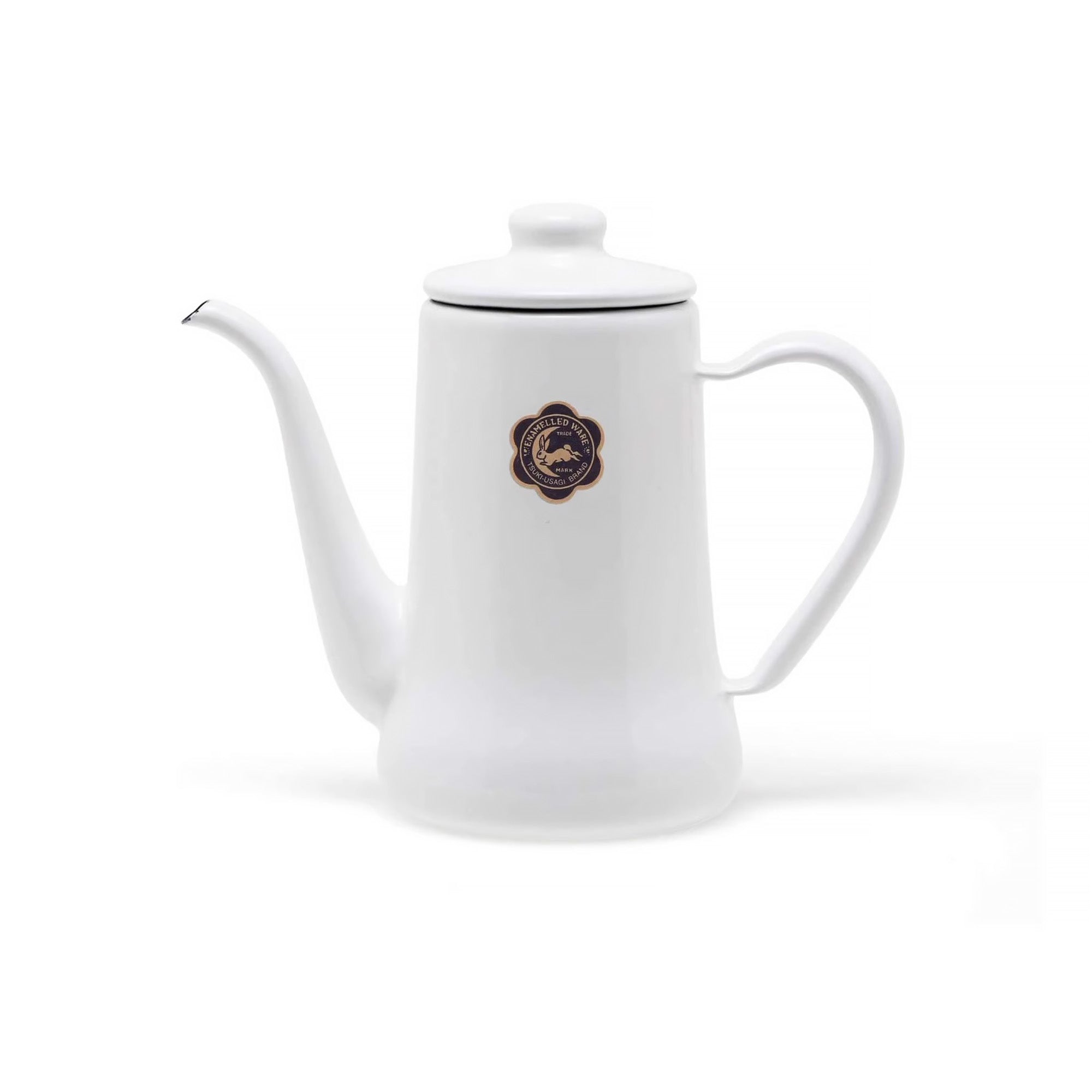 Bouilloire Cafetière japonaise en émail Noda modèle Tsuki Usagi