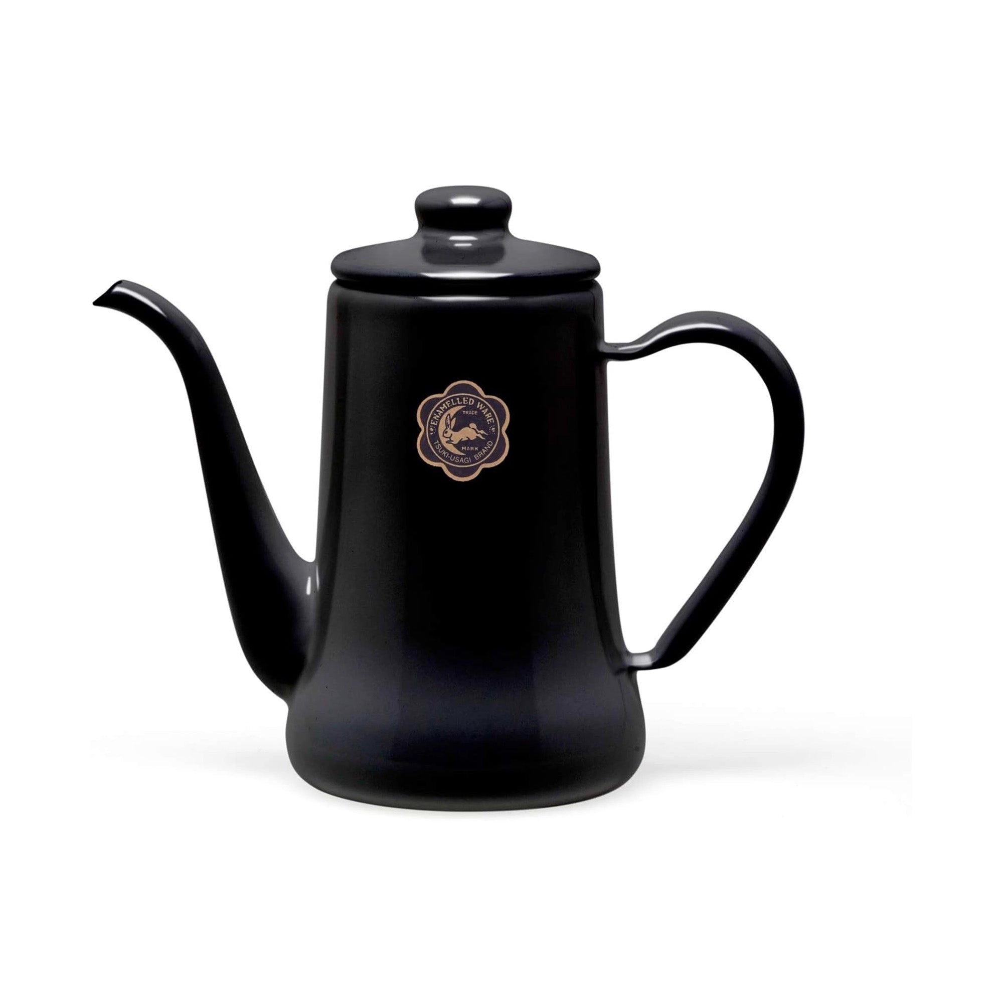 Bouilloire Cafetière japonaise en émail Noda modèle Tsuki Usagi