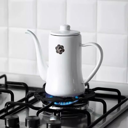 Bouilloire Cafetière japonaise en émail Noda modèle Tsuki Usagi
