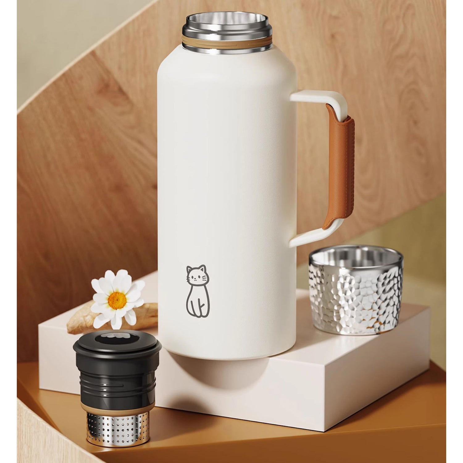 Grande Carafe Isotherme en Style minimaliste Japonais