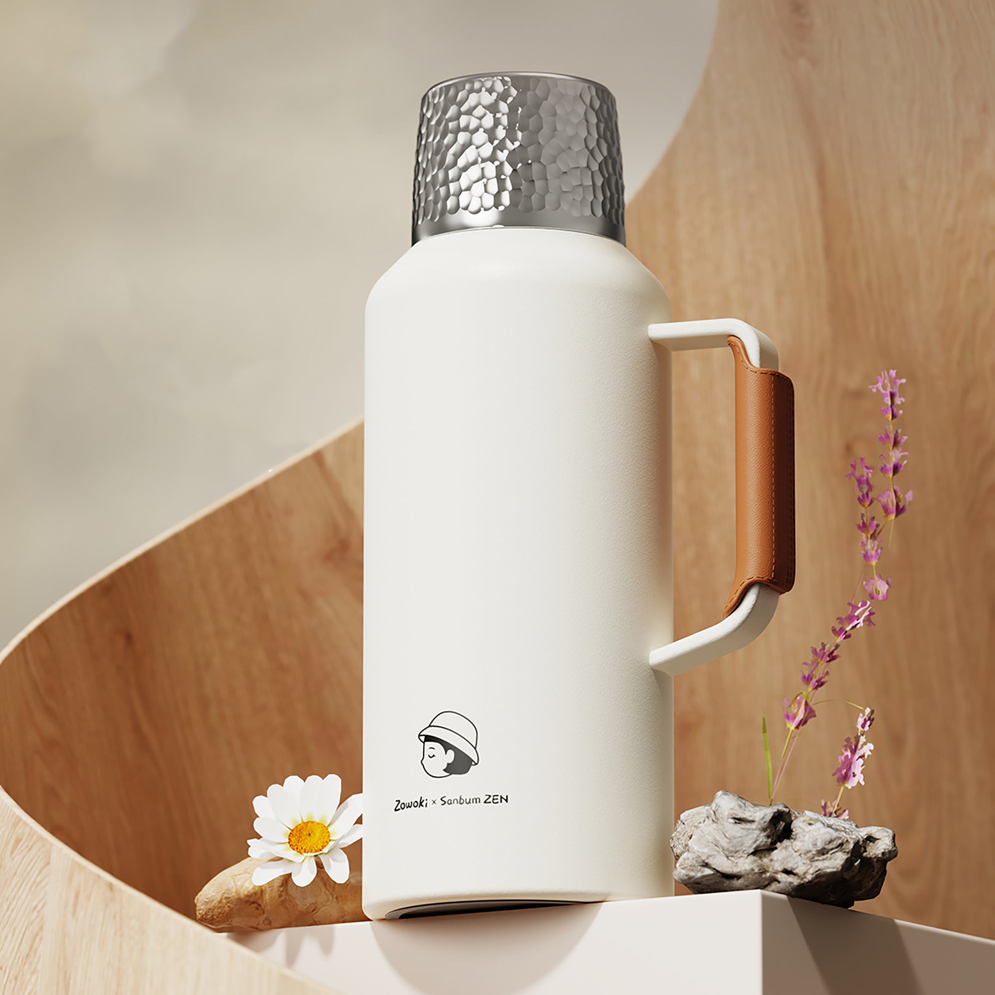 Grande Carafe Isotherme en Style minimaliste Japonais