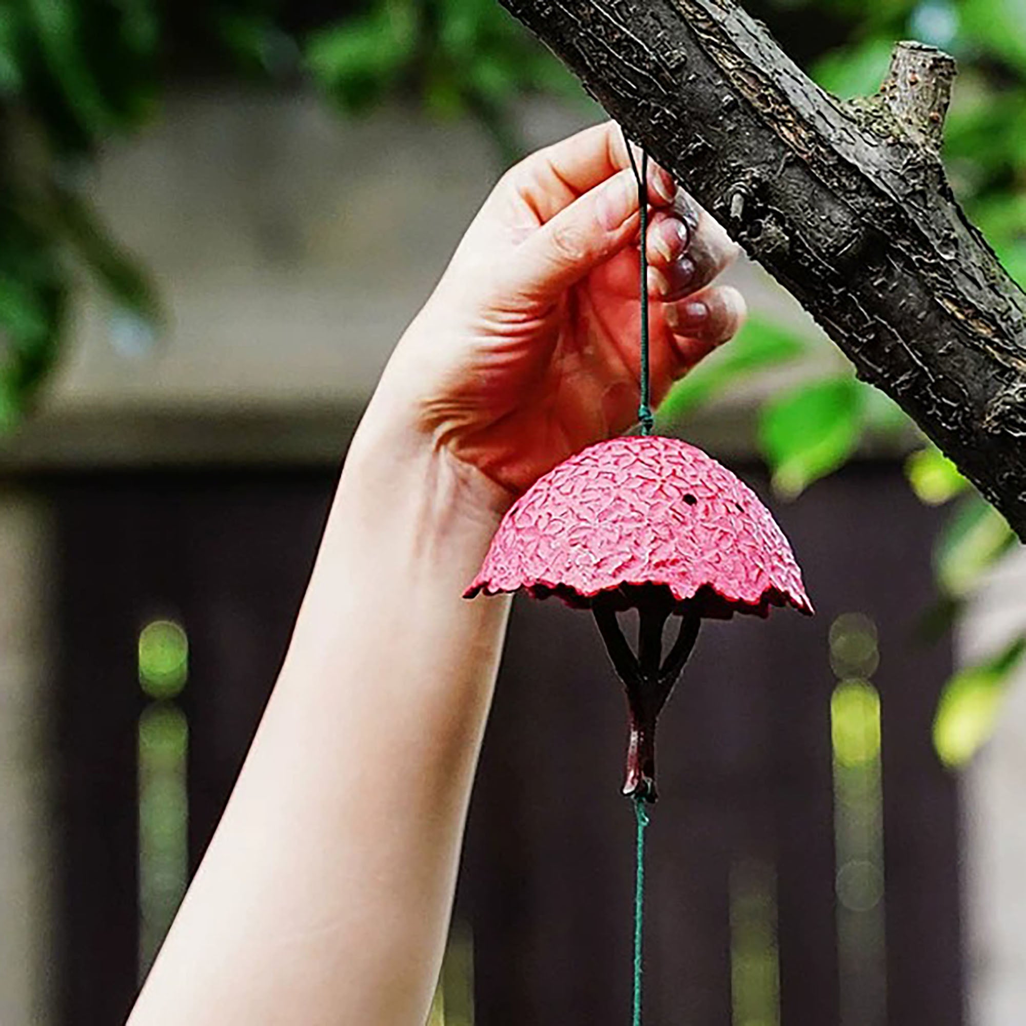 Carillon japonais en fonte Nambu Tekki – Cerisier en fleurs
