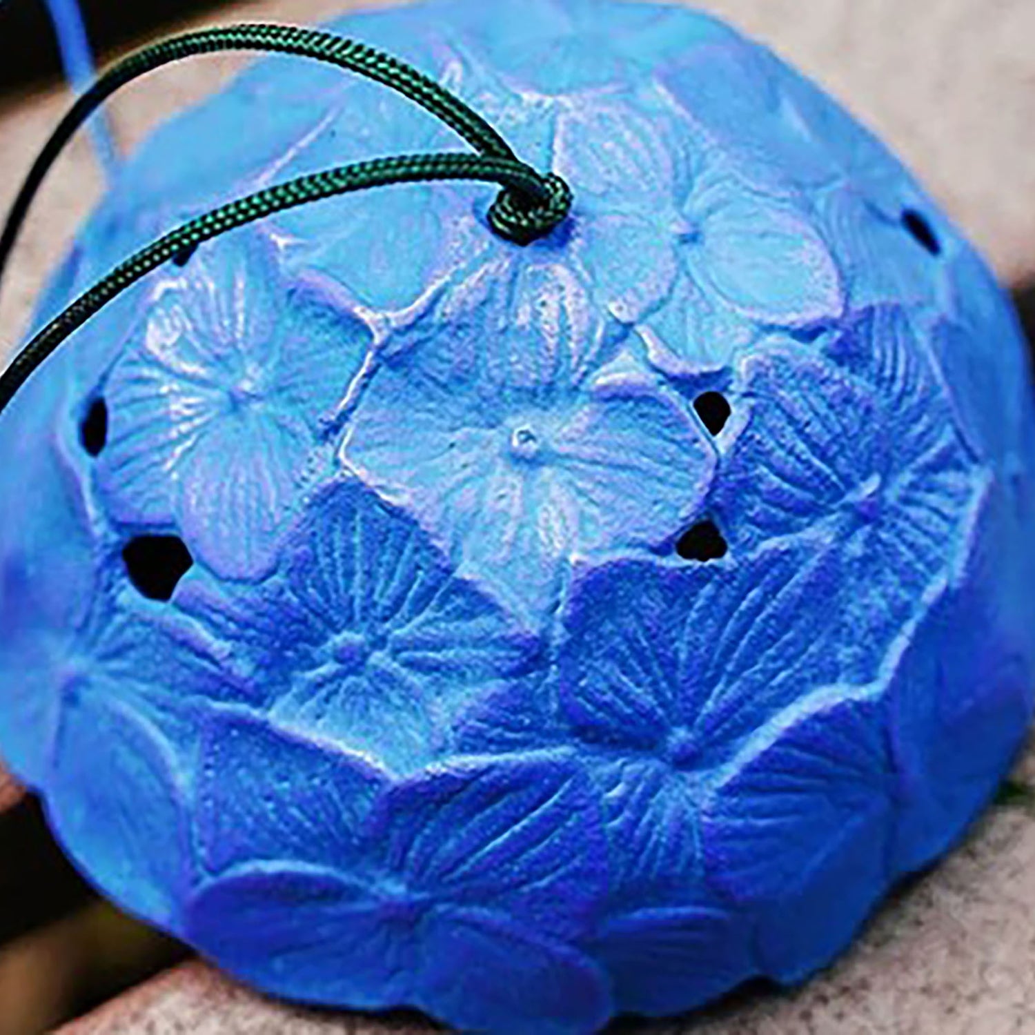 Carillon japonais en Nambu Tekki forme Hortensia