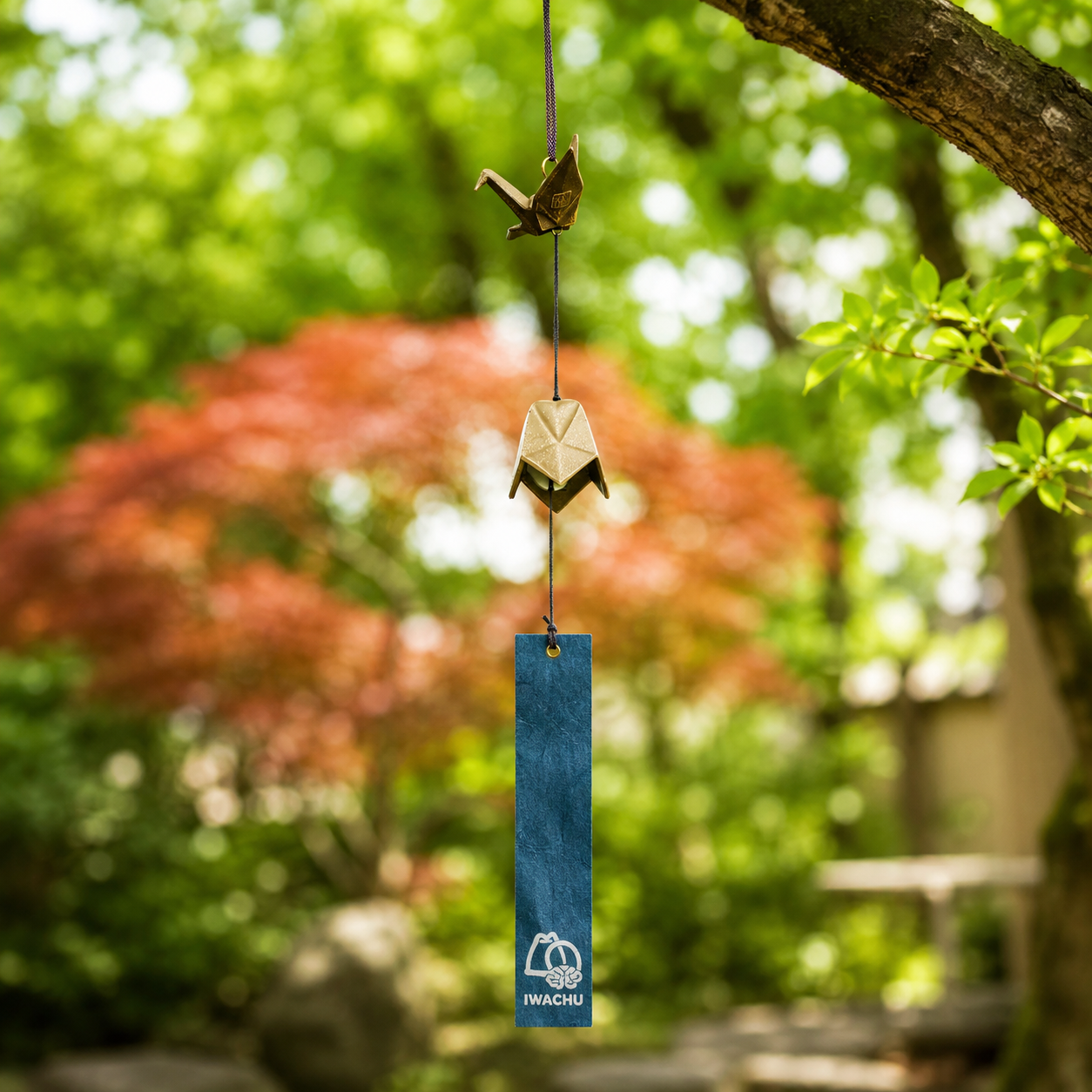 Carillon Grue en fonte Nambu IWACHU
