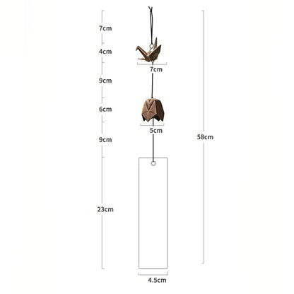 Carillon Grue en fonte Nambu IWACHU
