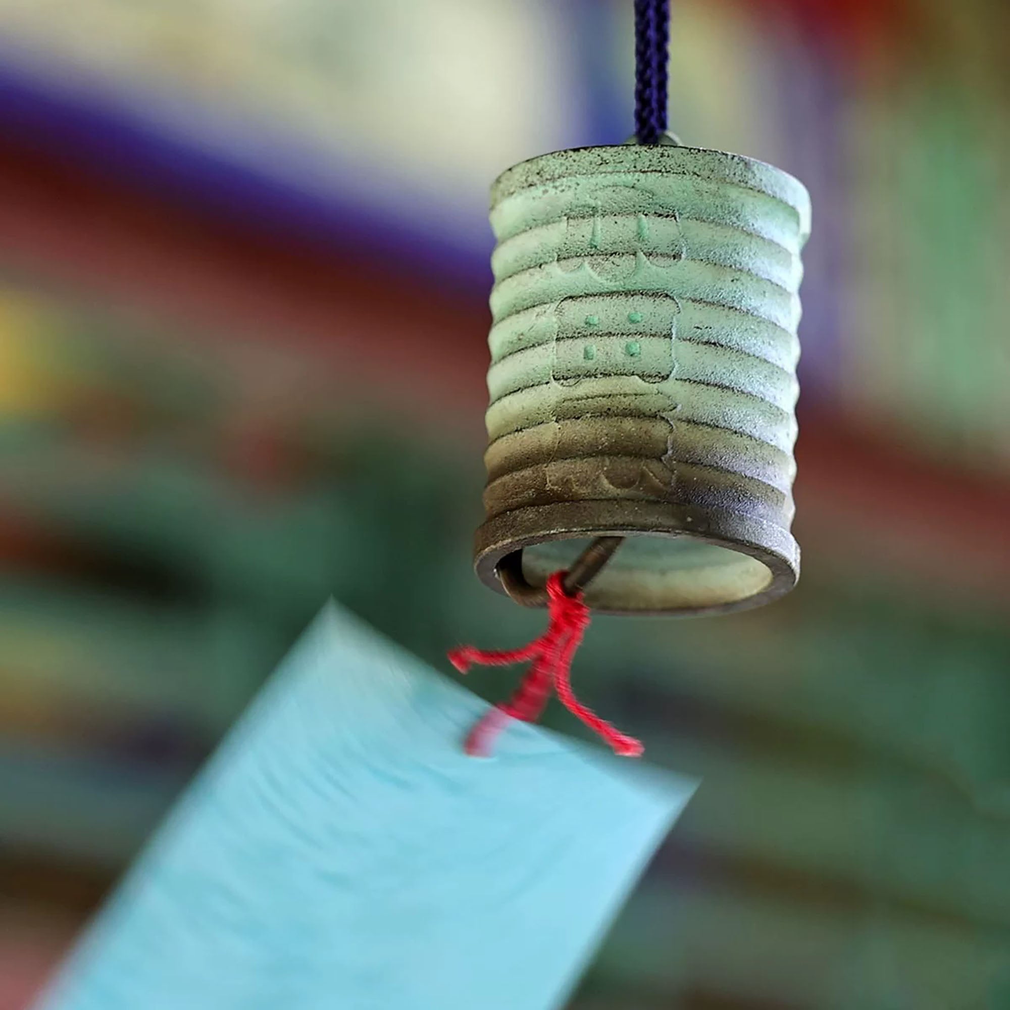Carillon japonais en laiton d’Odawara forme Lanterne