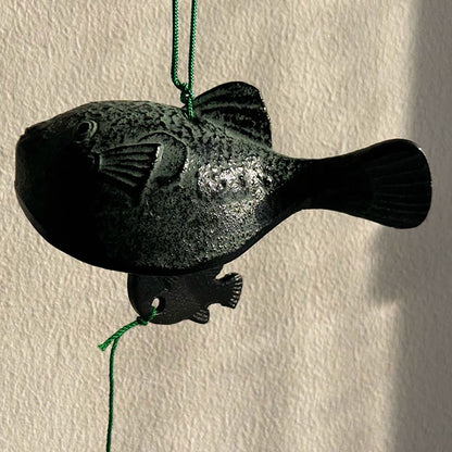 Carillon Poisson globe en fonte Nambu