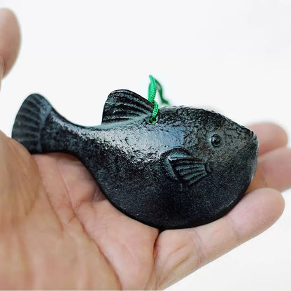 Carillon Poisson globe en fonte Nambu
