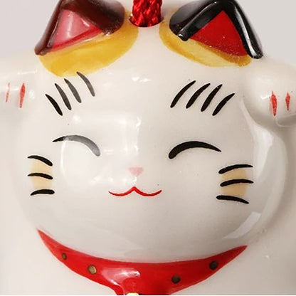 Carillon porcelaine Maneki-neko Yakushigama