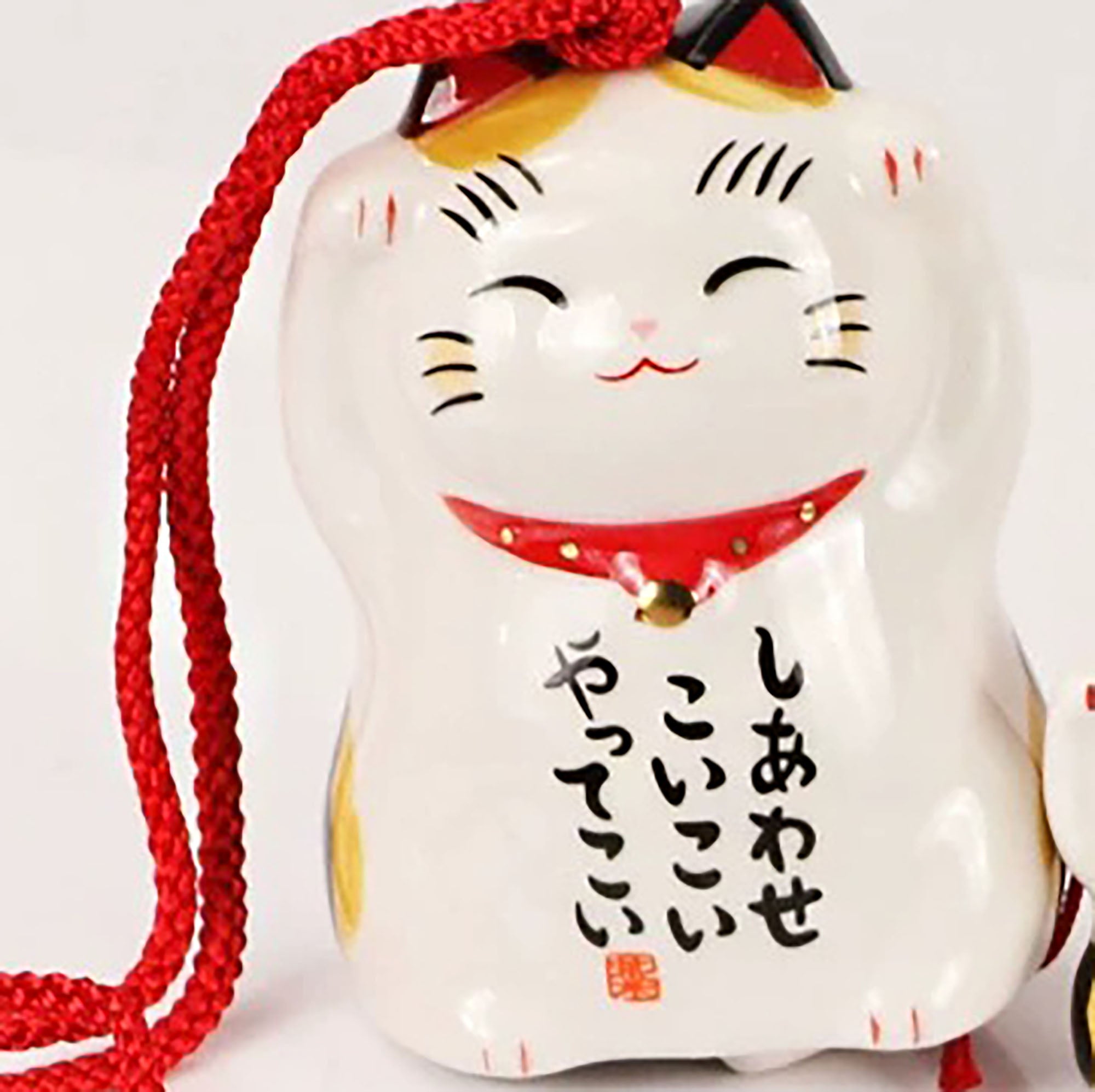 Carillon porcelaine Maneki-neko Yakushigama
