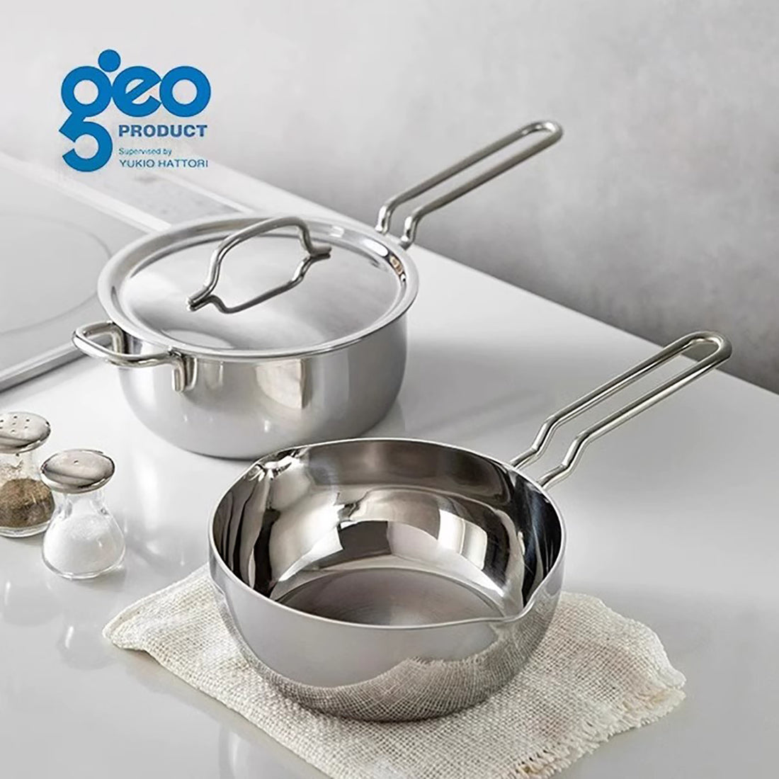 Casserole japonaise haut de gamme en acier inoxydable