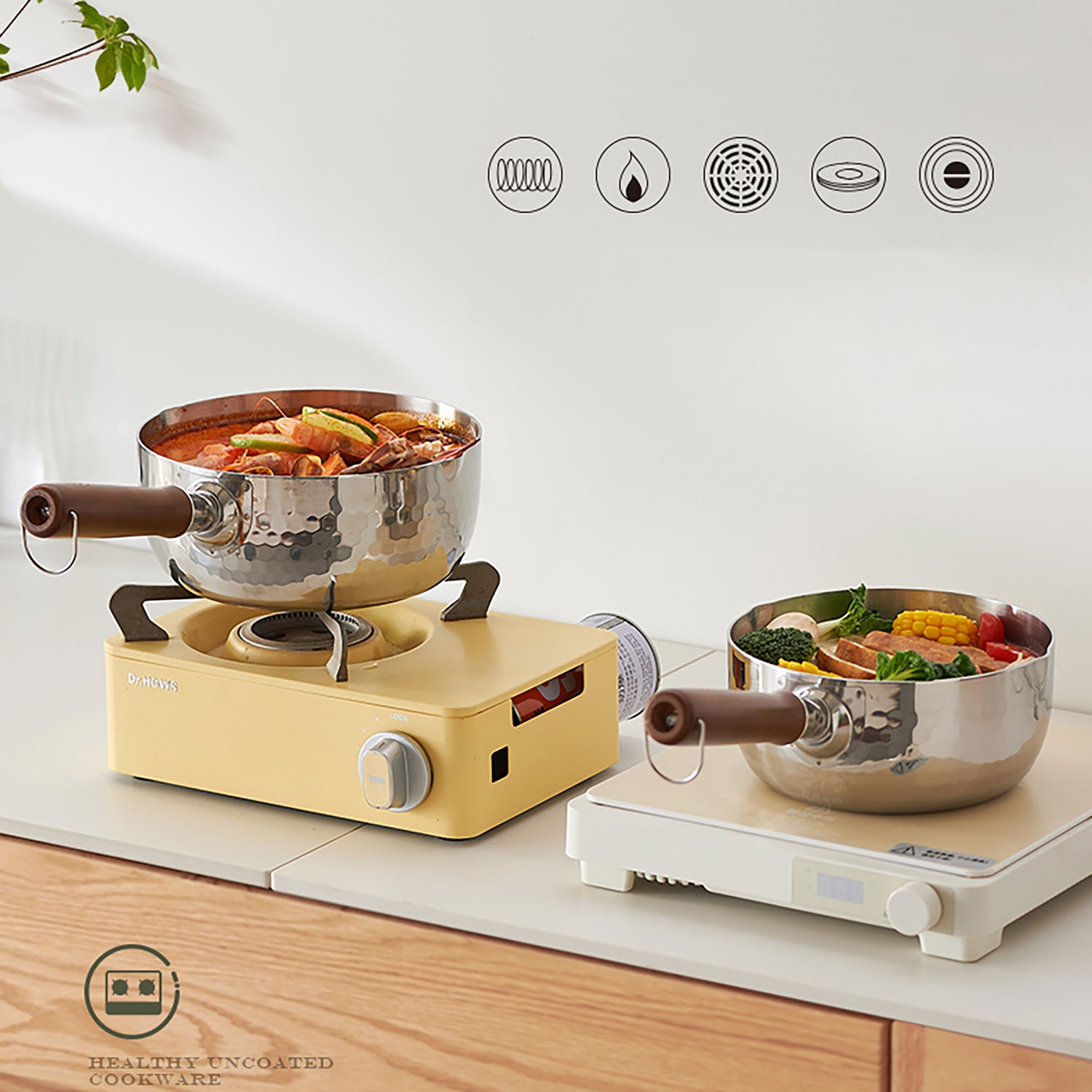 Casserole Yukihira en inox 304
