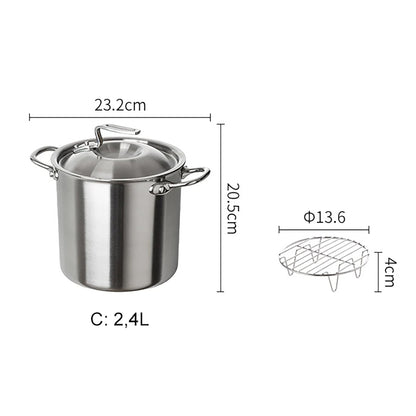 Marmite haute Shimoyama en inox 