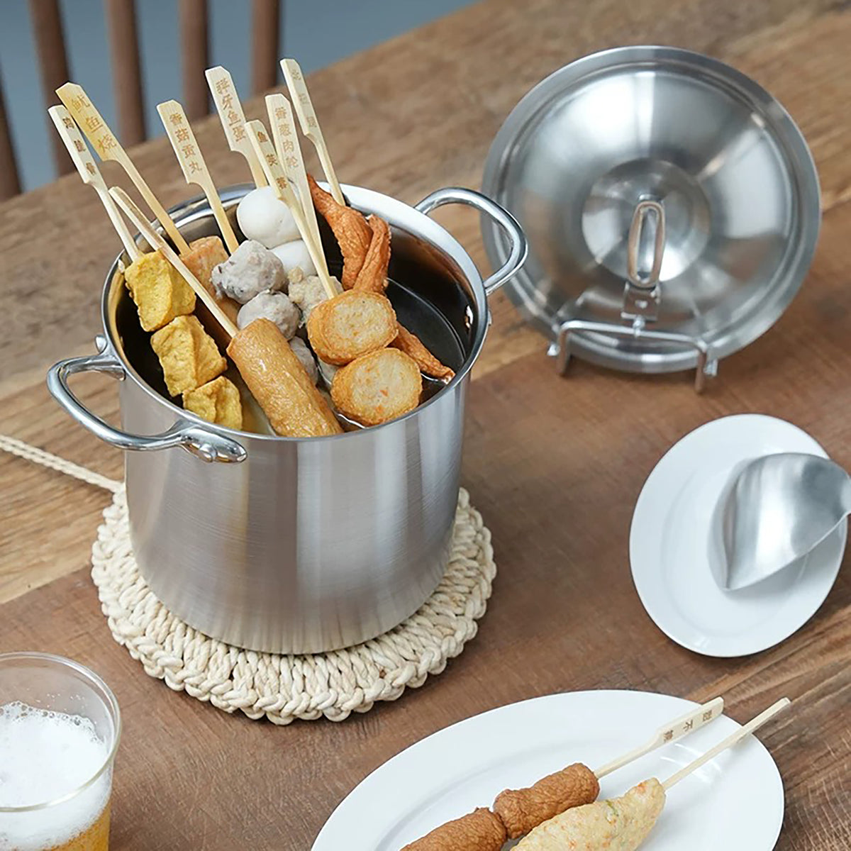 
Marmite haute Shimoyama en inox 