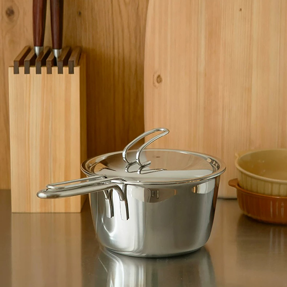 Casserole Yukihira Shimoyama en inox