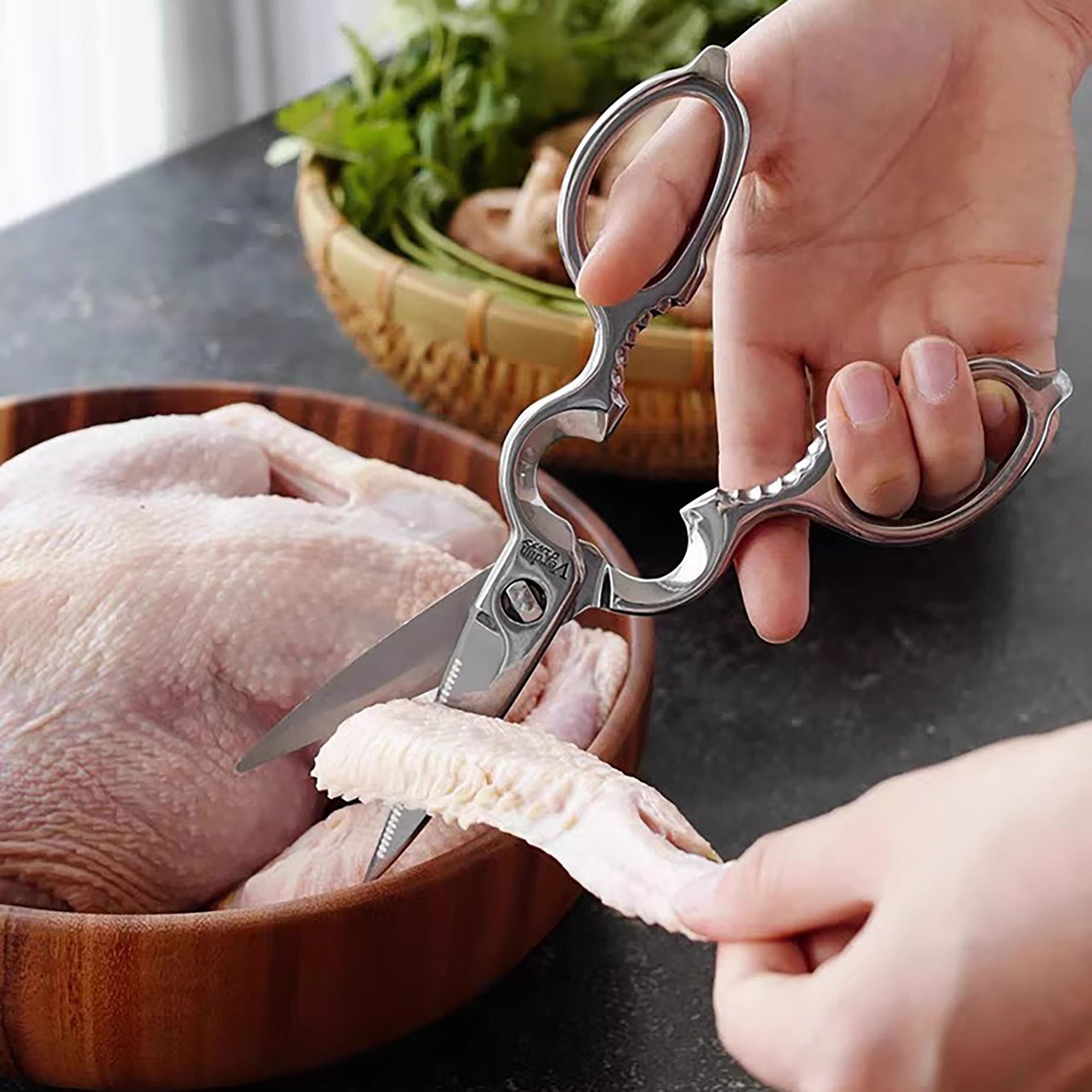 Ciseaux de cuisine multifonctions