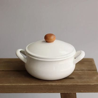 Cocotte japonaise en émail Noda Horo Pochka
