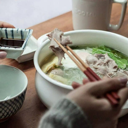 Cocotte japonaise en émail Noda Horo Pochka