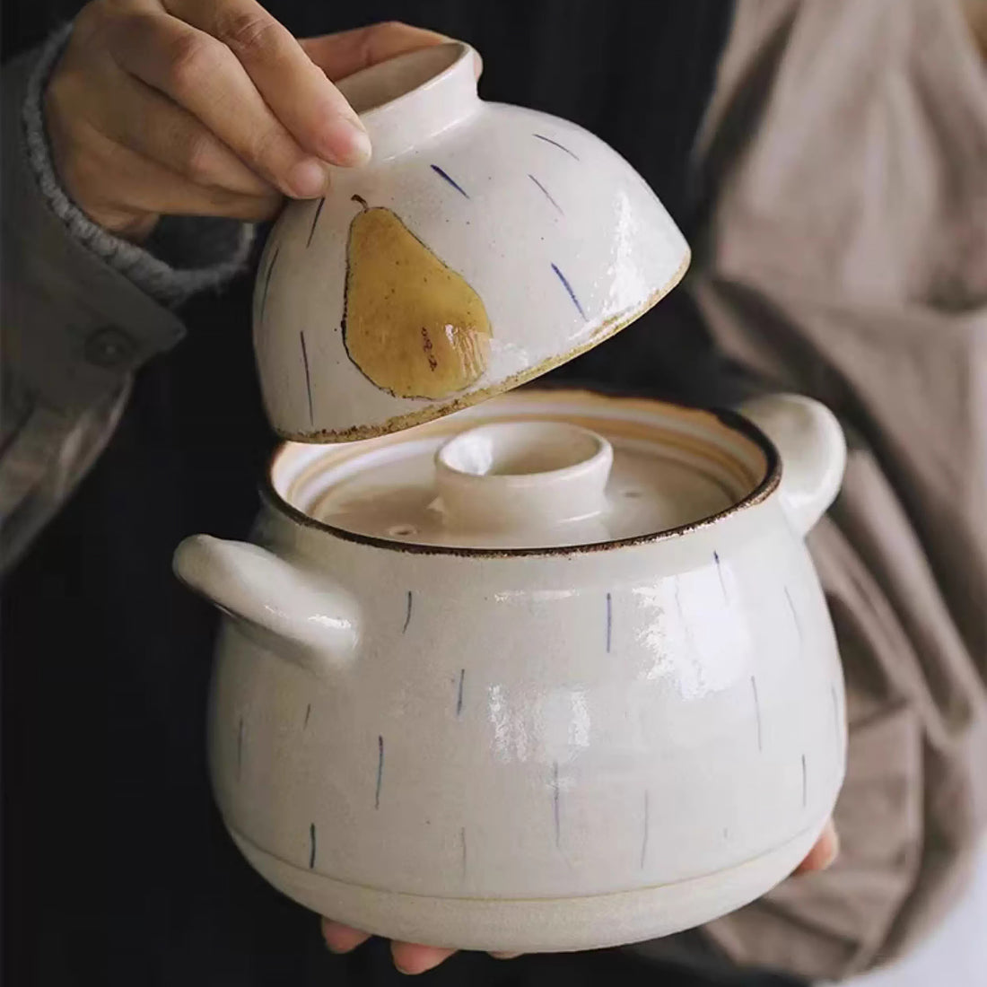 Marmite en céramique artisanale