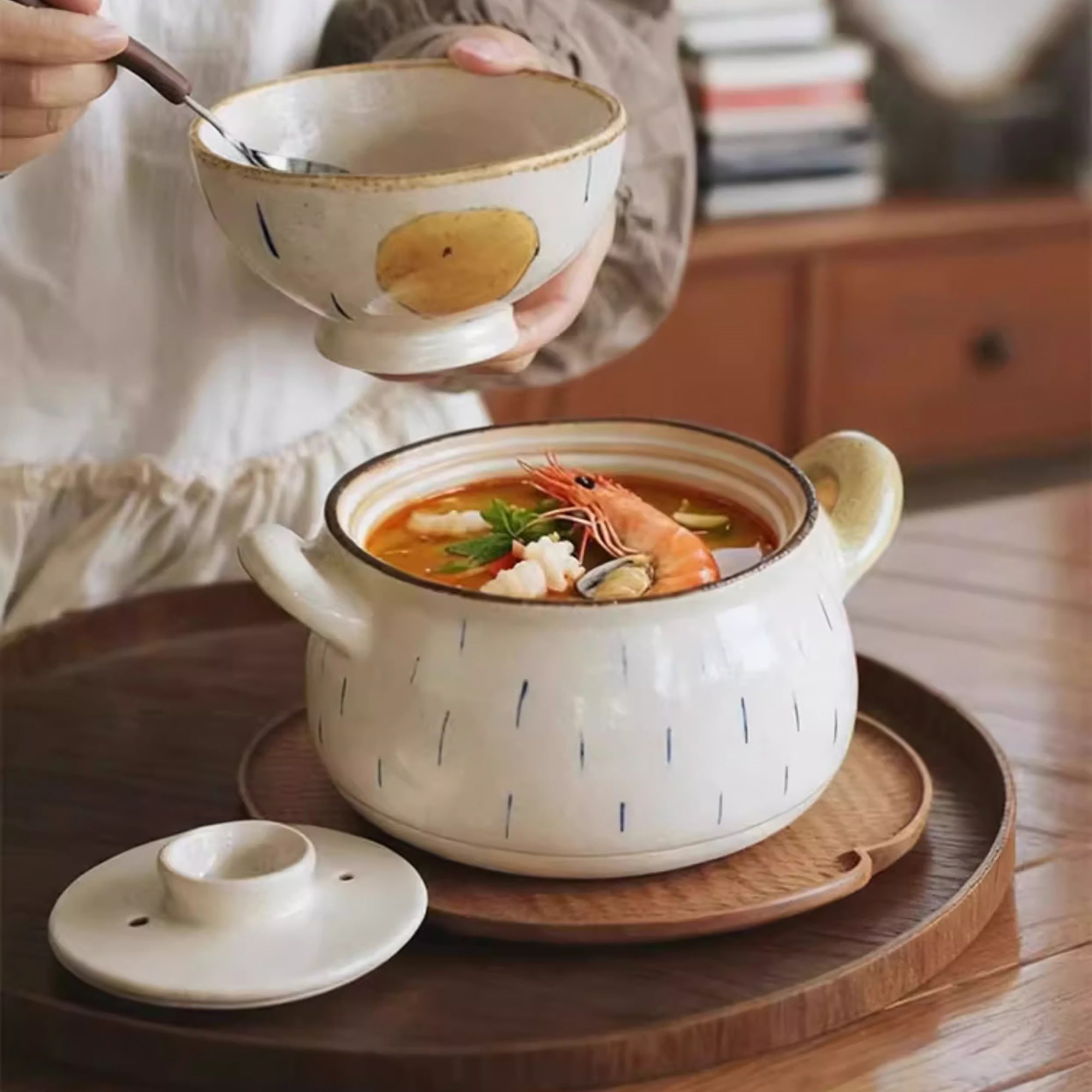 Marmite en céramique artisanale