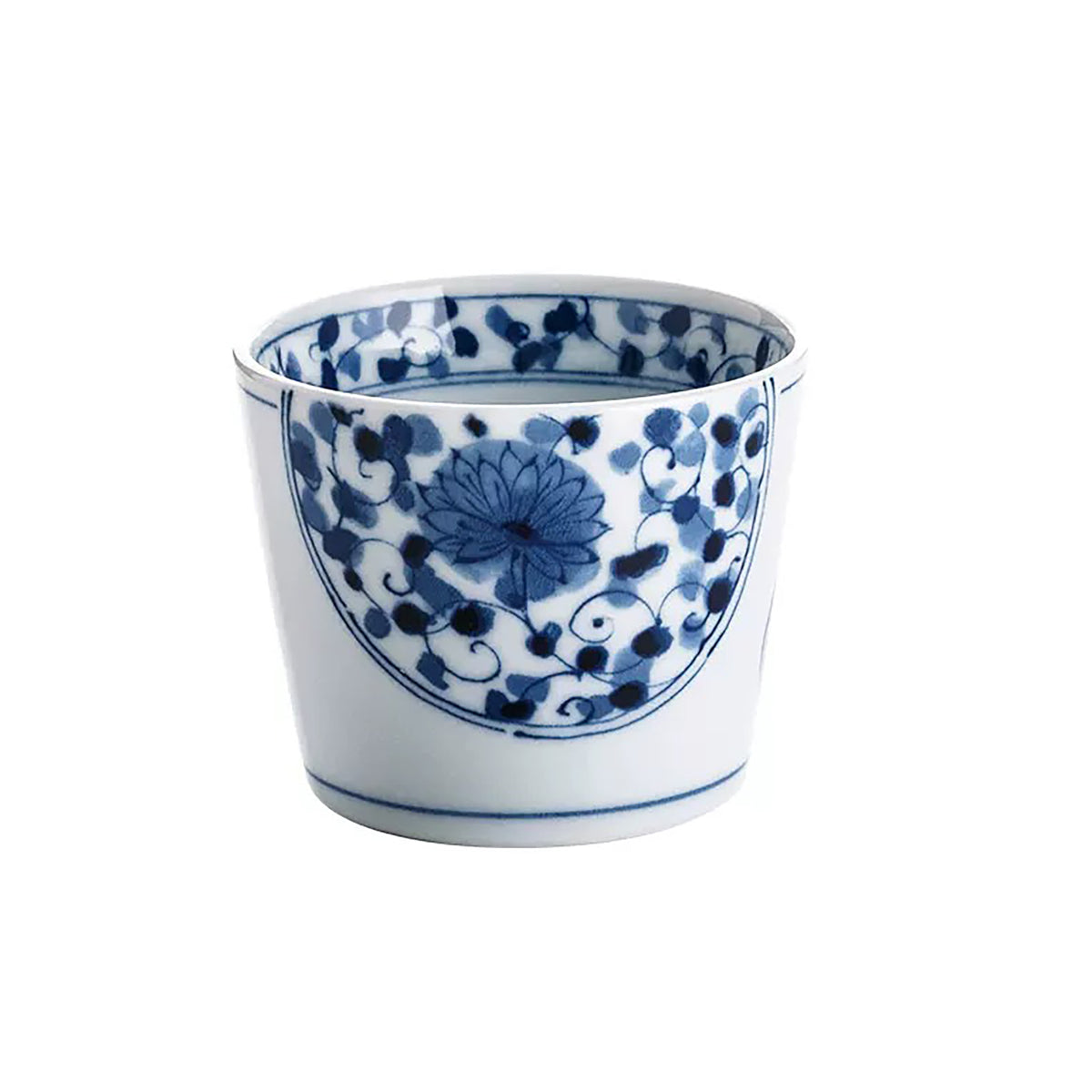 Vaisselle japonaise Rintrindo Hana Imari en porcelaine bleue et blanche