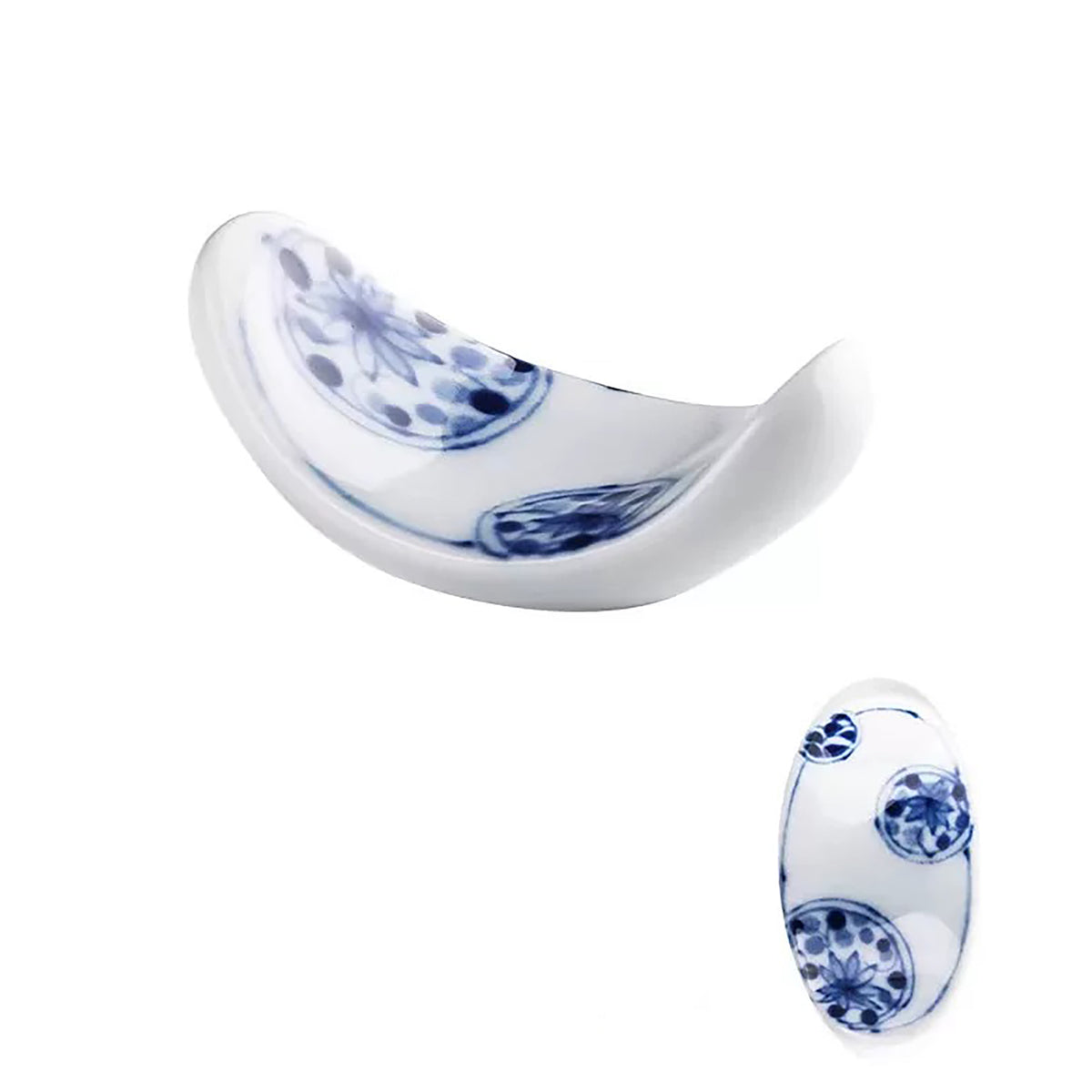 Vaisselle japonaise Rintrindo Hana Imari en porcelaine bleue et blanche