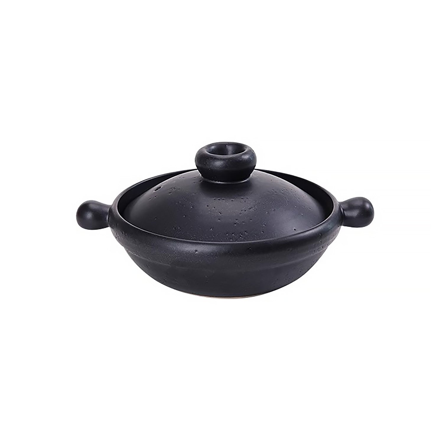 Donabe minimaliste Banko-yaki à poignées arrondies