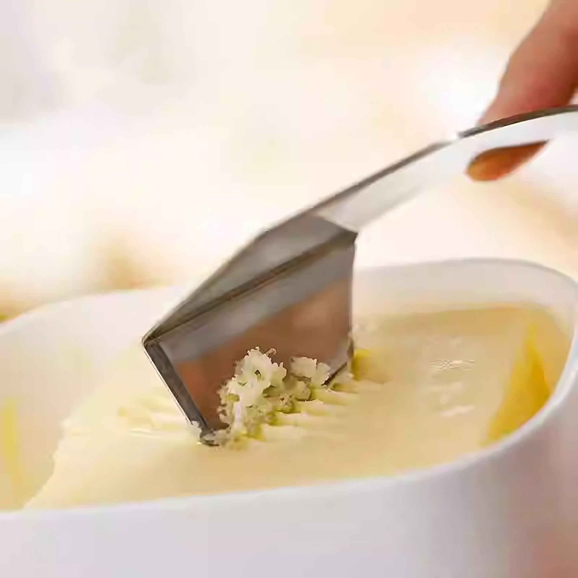 Couteau séparateur de beurre en inox avec mesure