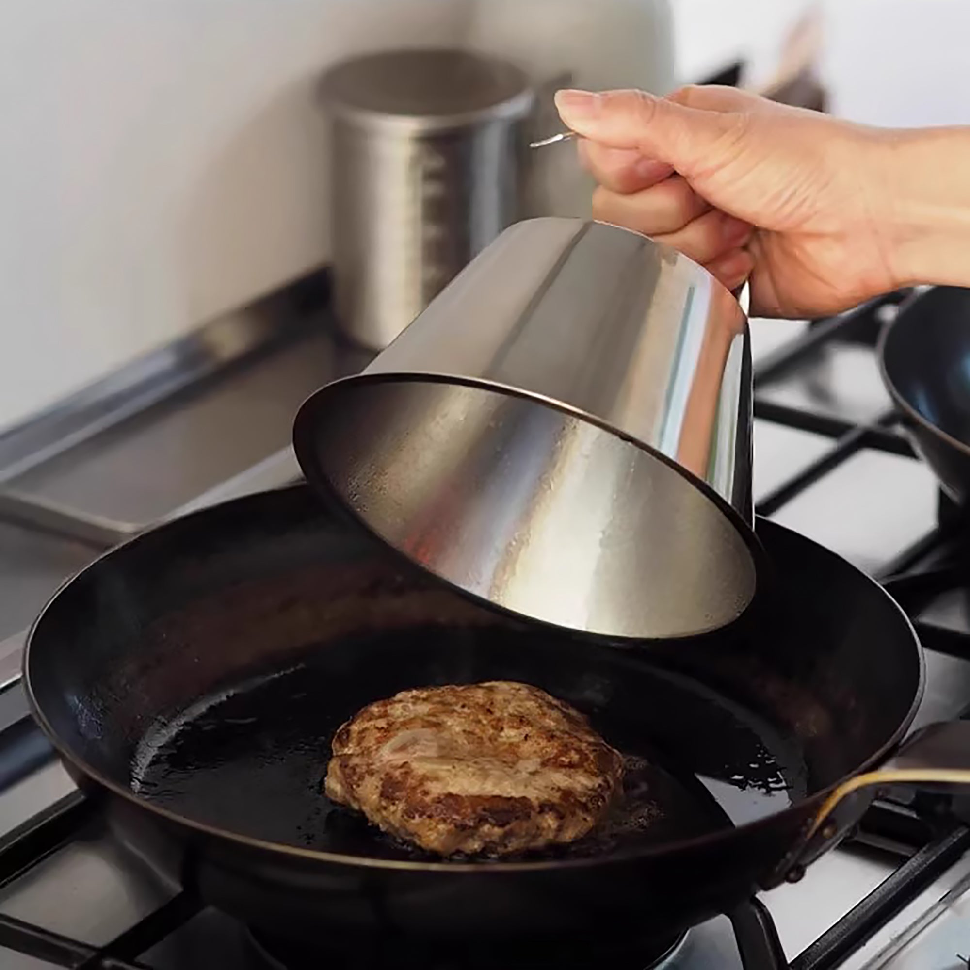 Couvercle anti-éclaboussures SHIMOYAMA en inox