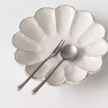 Couverts japonais en acier inoxydable avec finition mate vintage