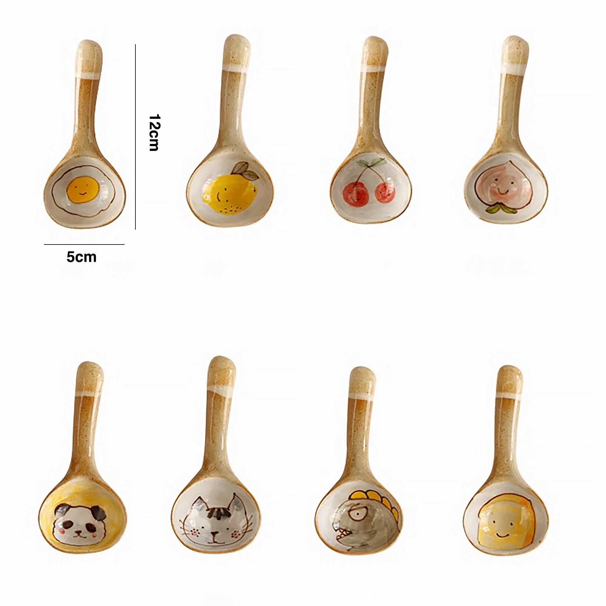 Cuillère en céramique artisanale