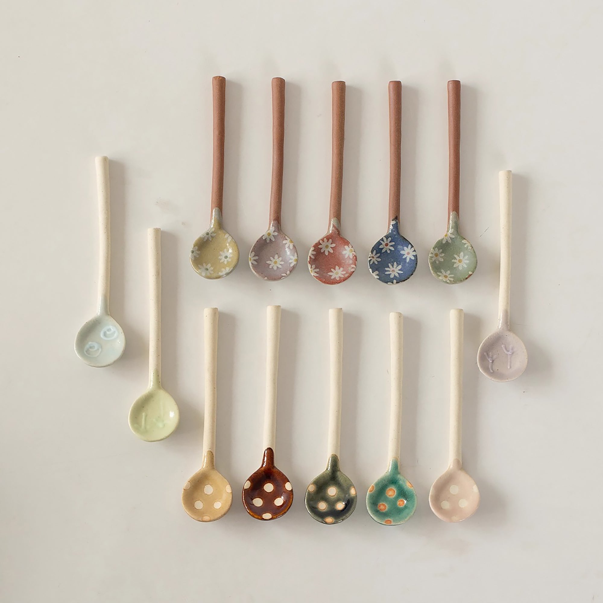 Cuillère à café en grès Minoyaki