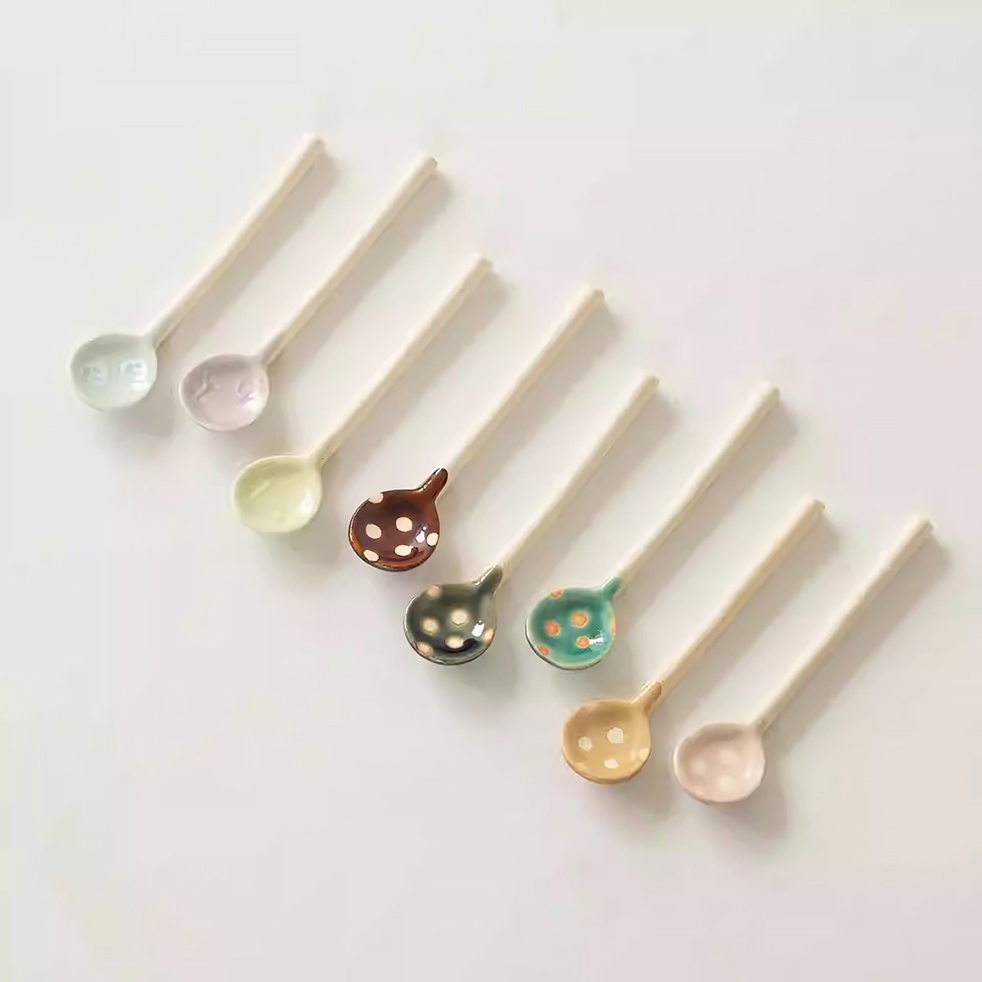 Cuillère à café en grès Minoyaki