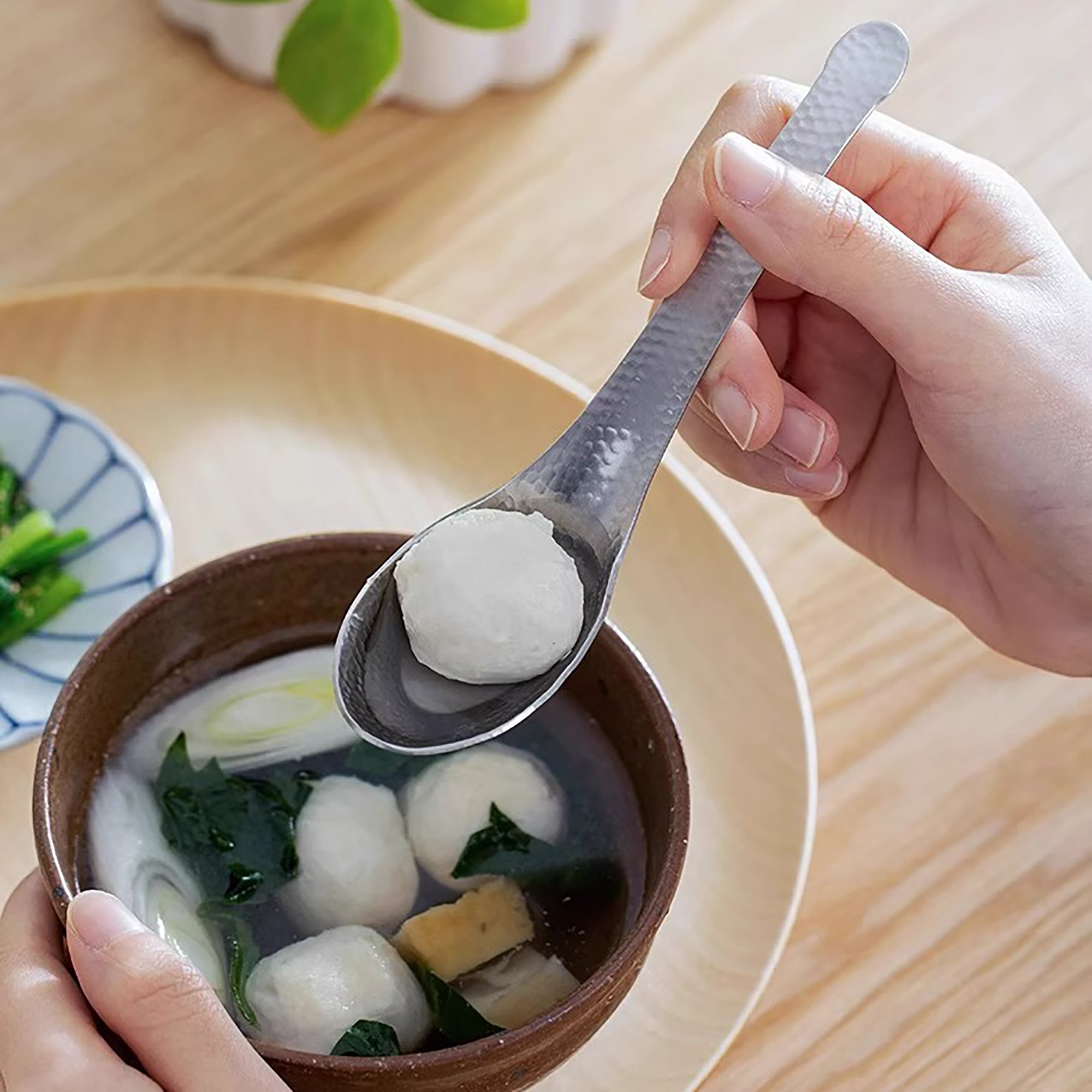 Cuillère à soupe SHIMOYAMA en inox 