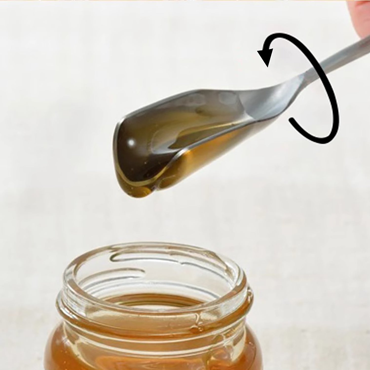 Cuillère à miel japonaise en acier inoxydable