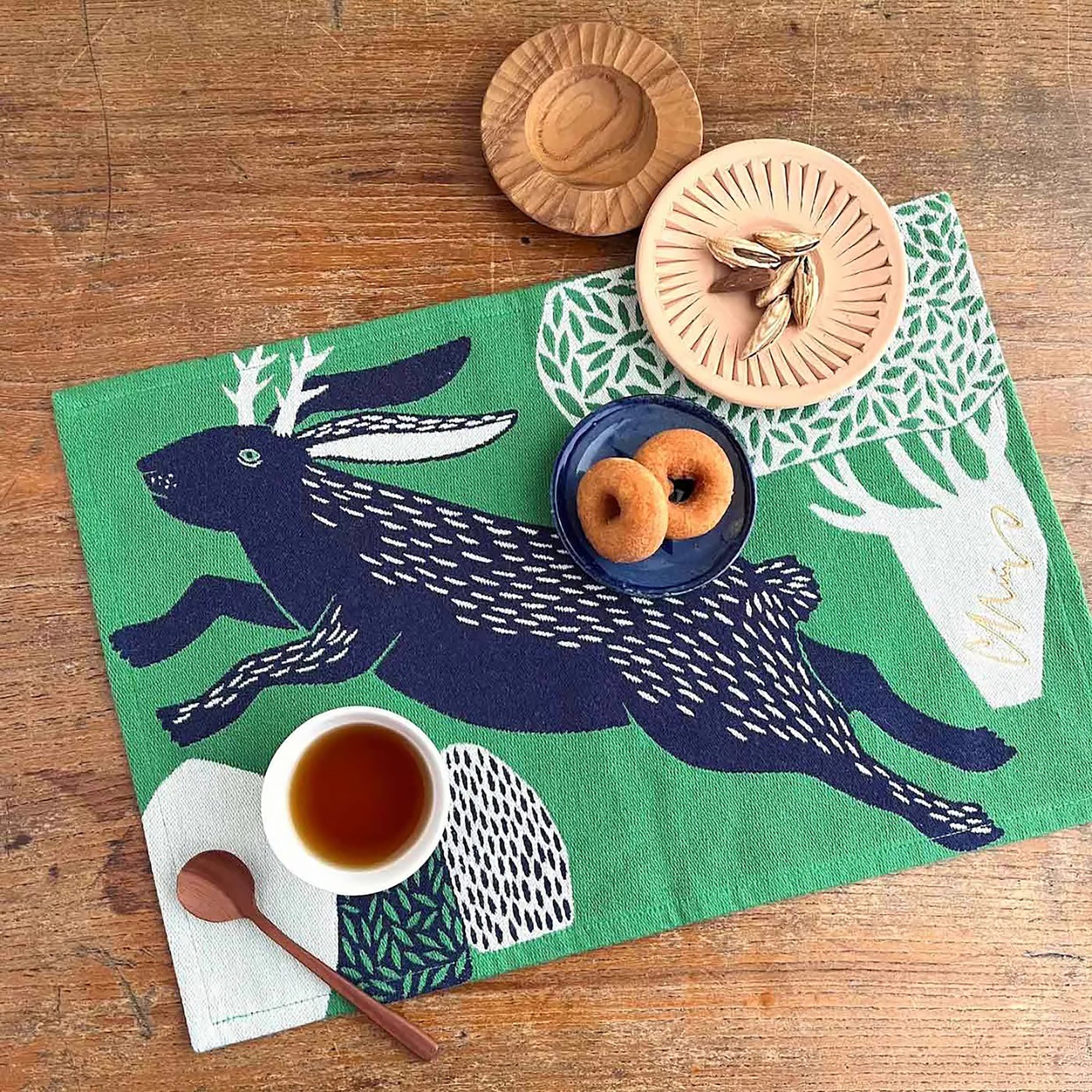 Tischsets und Untersetzer Morita MiW im japanischen Stil
