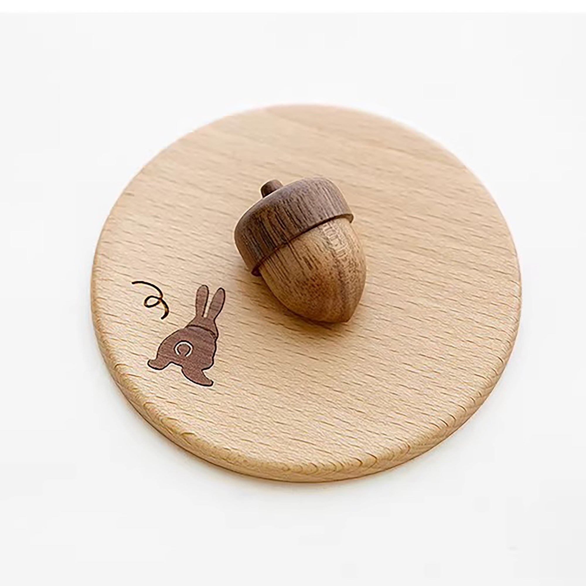 Dessous de verre en bois incrusté