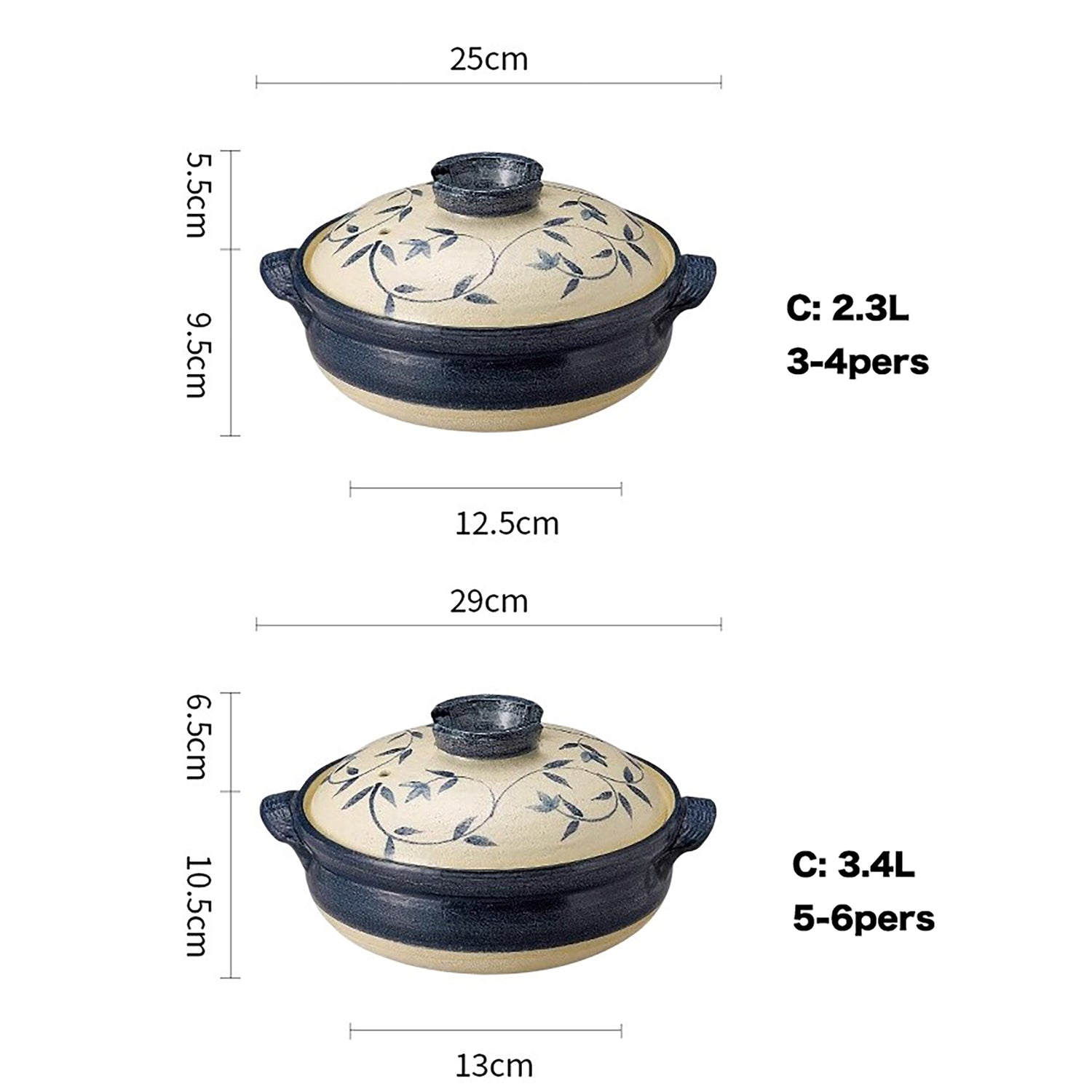 Donabe Banko-yaki motif Karakusa