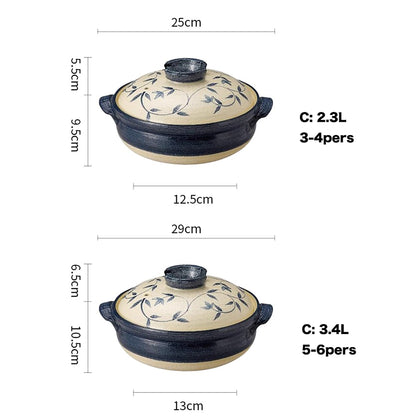 Donabe Banko-yaki motif Karakusa