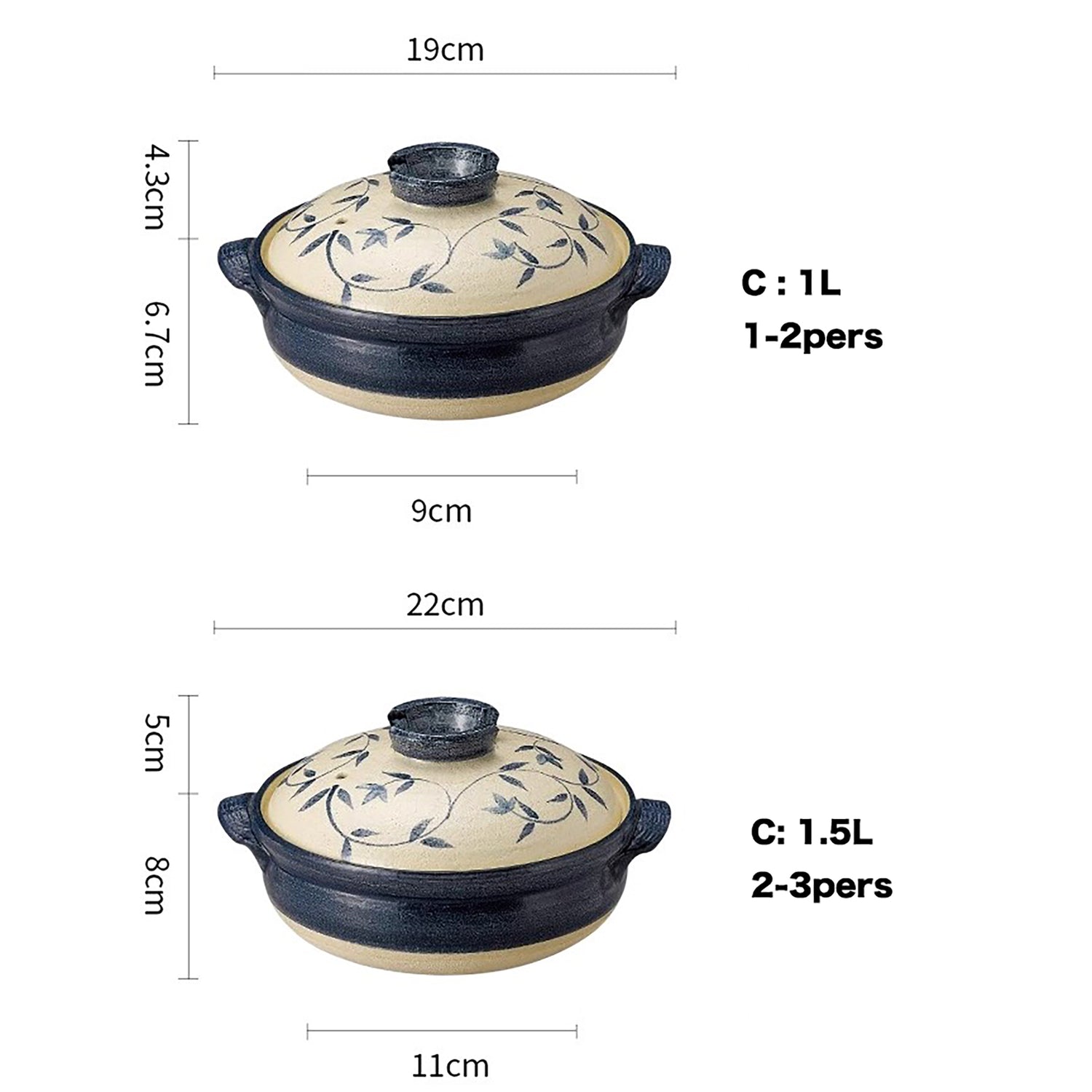 Donabe Banko-yaki motif Karakusa